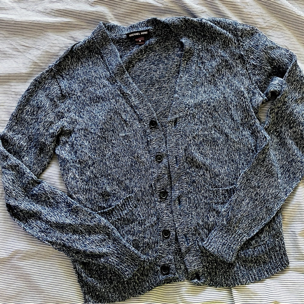 Michael Kors Linen Cardigan